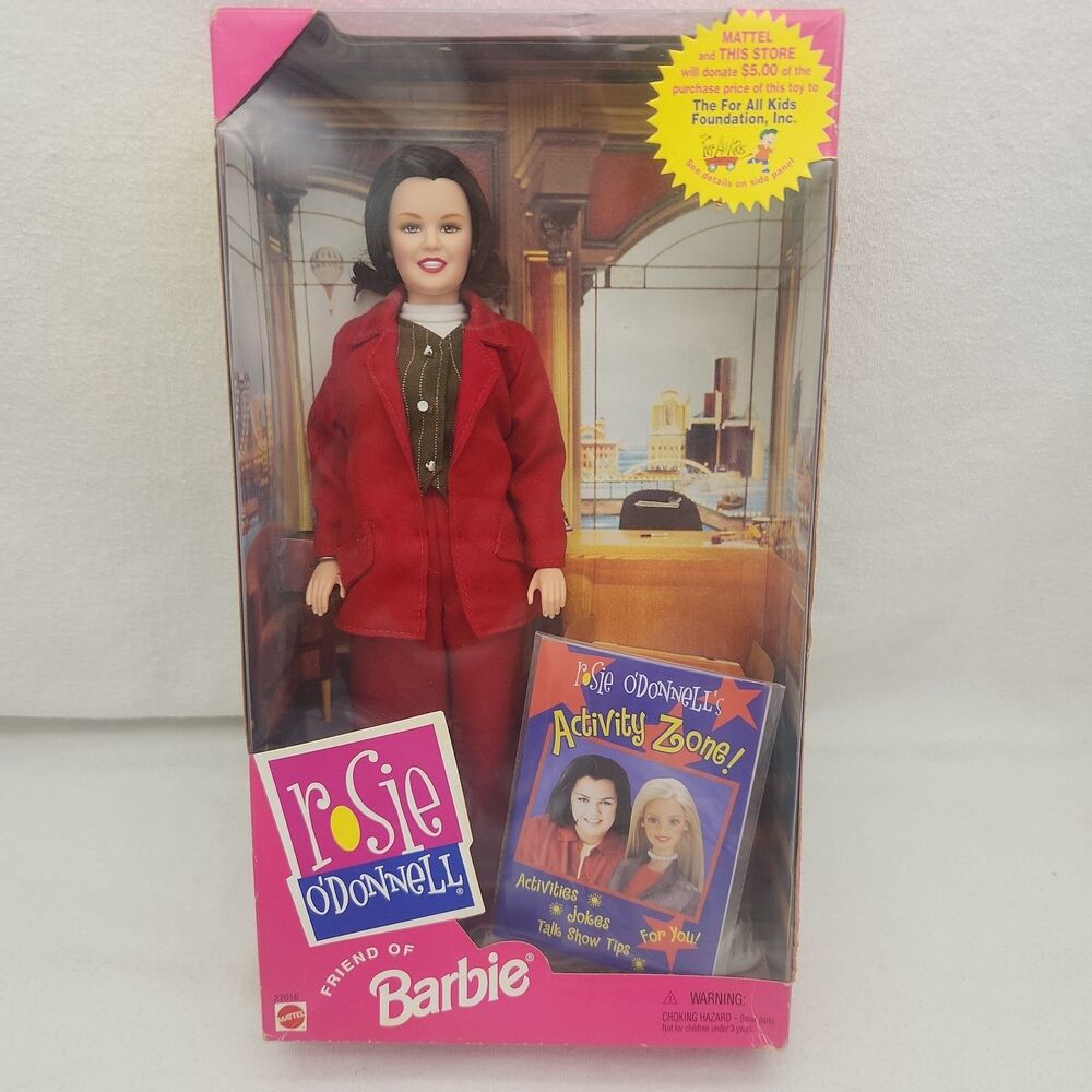 Doll Barbie Rosie O’Donnell 22016 Friend of Collectible 1999 Mattel All Kids NEW